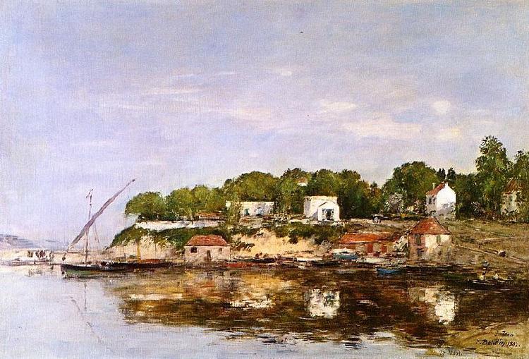 Eugene Boudin Port St. Jean oil painting image